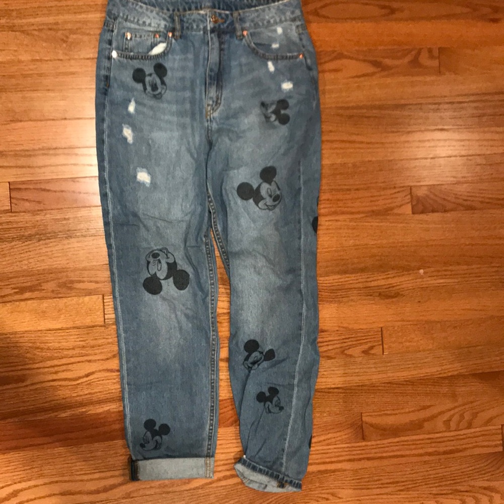 HTF sold out mickey jeans
